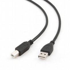 Кабель Cablexpert USB 2.0 AM-BM 1m Premium (CCP-USB2-AMBM-1M) Black