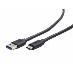 Кабель Cablexpert USB 3.0-USB Type-C AM-CM 3A 36W 0.1m (CCP-USB3-AMCM-0.1M) Black