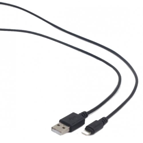 Купить USB Кабель Cablexpert USB 2.0 to Lightning 0.5m Charge/Sync (CC-USB2-AMLM-0.5M) Black - цена в Харькове, Киеве, Днепре, Одессе
в интернет-магазине Telemart фото