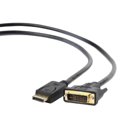 Купить Кабель Cablexpert DisplayPort-DVI-D 1.8m (CC-DPM-DVIM-6) Black - цена в Харькове, Киеве, Днепре, Одессе
в интернет-магазине Telemart фото