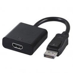 Адаптер Cablexpert DisplayPort-HDMI 0.1m (A-DPM-HDMIF-002)