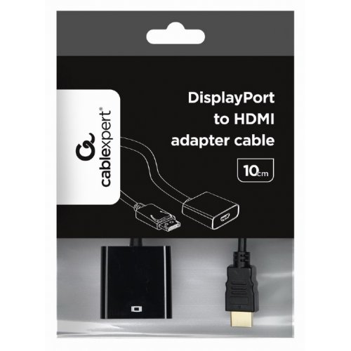 Купить Адаптер Cablexpert DisplayPort-HDMI 0.1m (A-DPM-HDMIF-002) - цена в Харькове, Киеве, Днепре, Одессе
в интернет-магазине Telemart фото