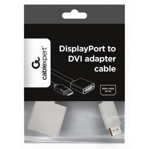 Купить Адаптер Cablexpert DisplayPort-DVI 0.1m M/F (A-DPM-DVIF-002) - цена в Харькове, Киеве, Днепре, Одессе
в интернет-магазине Telemart фото