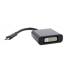 Фото Адаптер Cablexpert USB Type-C-DVI M/F 0.15m (A-CM-DVIF-01)