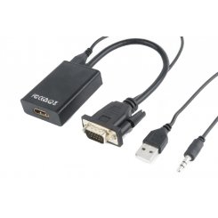 Адаптер Cablexpert 4 in 1 VGA-HDMI (A-VGA-HDMI-01)