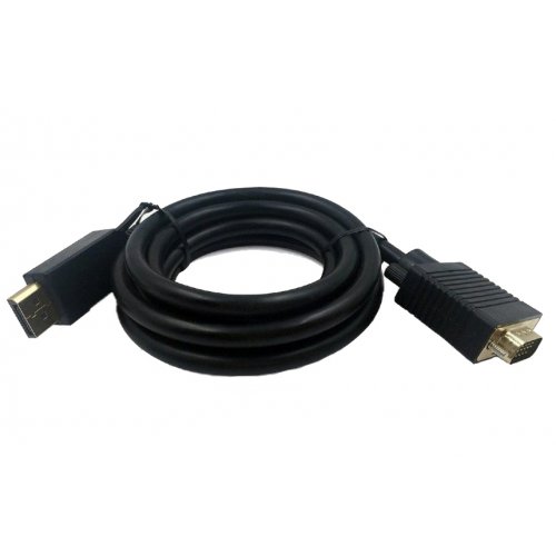 Купить Кабель Cablexpert DisplayPort-VGA 5m M/F (CCP-DPM-VGAM-5M) Black - цена в Харькове, Киеве, Днепре, Одессе
в интернет-магазине Telemart фото