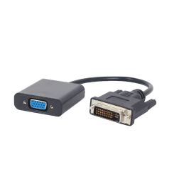 Адаптер Cablexpert DVI-D-VGA M/F 0.2m (A-DVID-VGAF-01)