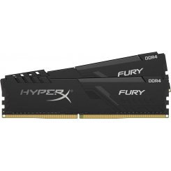 Фото HyperX DDR4 32GB (2x16GB) 2666Mhz Fury Black (HX426C16FB3K2/32)