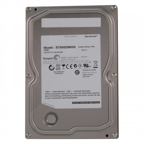 Продати Жорсткий диск Seagate Barracuda 7200.12 500GB 7200RPM 3.5" (ST500DM005) за Trade-In у інтернет-магазині Телемарт - Київ, Дніпро, Україна фото