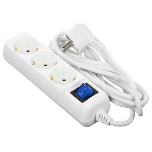 

2E 5 м 3 розетки (2E-U03ESM5W) White