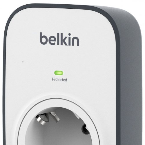 Мережевий фільтр Belkin Surge Protectors 1 розетка (BSV102vf) White купити в Україні: Київ, Львів, Хмельницький, Тернопіль, Івано-Франківськ | Низька ціна, відгуки, характеристики від TELEMART фото