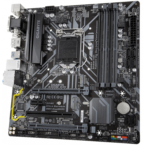 Photo Motherboard Gigabyte B365M D3H (s1151-V2, Intel B365)