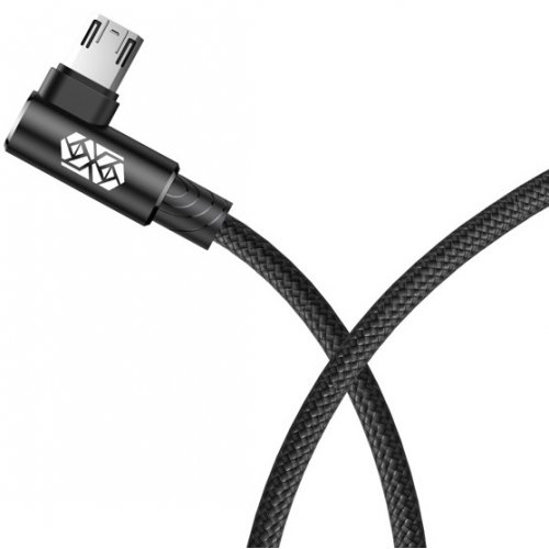 Купить Кабель Baseus MVP Elbow Type Cable USB to micro USB 1m 2A Data/Charge (CAMMVP-A01) Black - цена в Харькове, Киеве, Днепре, Одессе
в интернет-магазине Telemart фото