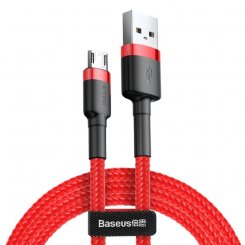 Фото USB Кабель Baseus Cafule Cable USB to micro USB 2m 1.5A Data/Charge (CAMKLF-C09) Black/Red