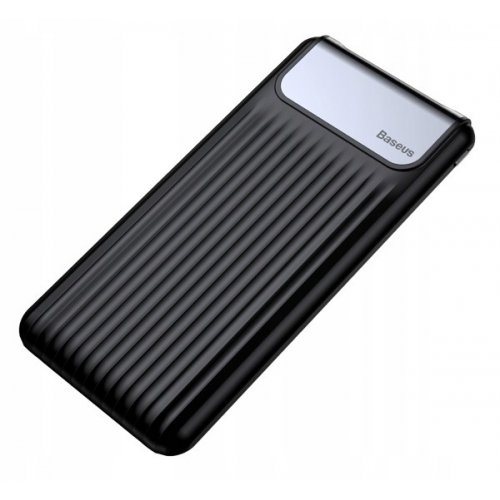 Powerbank Baseus Thin QC3.0 Digital display 10000mAh (PPYZ-C01) Black купити в Україні: Київ, Львів, Хмельницький, Тернопіль, Івано-Франківськ | Низька ціна, відгуки, характеристики від TELEMART фото