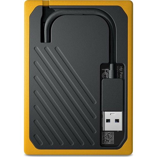 Продати SSD-диск Western Digital My Passport Go 1TB USB 3.0 (WDBMCG0010BYT-WESN) Yellow за Trade-In у інтернет-магазині Телемарт - Київ, Дніпро, Україна фото