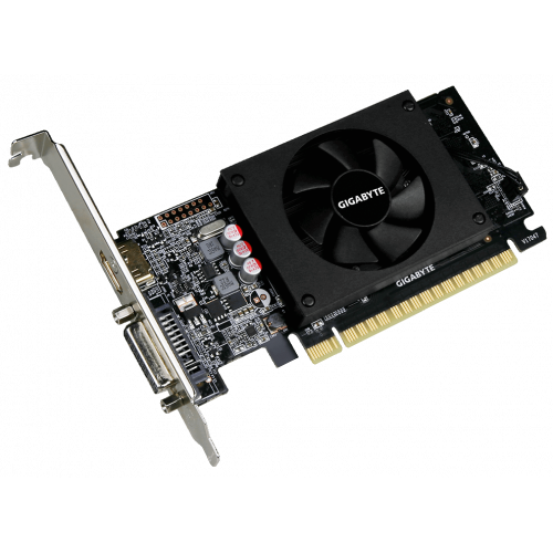 Photo Video Graphic Card Gigabyte GeForce GT 710 Low Profile 1024MB (GV-N710D5-1GL)