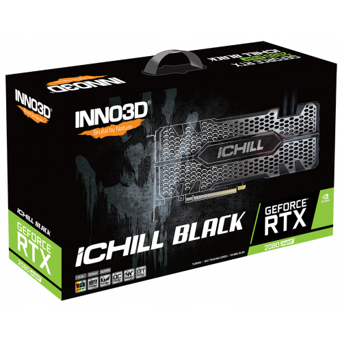 Фото Відеокарта Inno3D GeForce RTX 2080 SUPER iChill Black 8192MB (C208SB-08D6X-11800004)