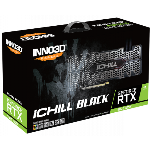 Фото Видеокарта Inno3D GeForce RTX 2070 SUPER iChill Black 8192MB (C207SB-08D6X-11800004)