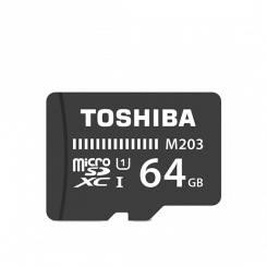 Карта пам'яті Toshiba microSDXC M203 64GB Class 10 UHS-I U1 (с адаптером) (THN-M203K0640EA)