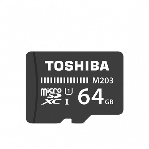Карта пам'яті Toshiba microSDXC M203 64GB Class 10 UHS-I U1 (с адаптером) (THN-M203K0640EA) купити в Україні | Telemart фото