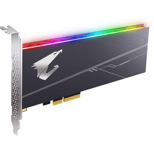 Продать SSD-диск Gigabyte AORUS RGB AIC 3D TLC 1TB PCI-E NVMe x4 (GP-ASACNE2100TTTDR) по Trade-In интернет-магазине Телемарт - Киев, Днепр, Украина фото