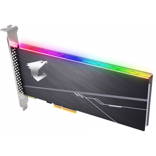 Продать SSD-диск Gigabyte AORUS RGB AIC 3D TLC 1TB PCI-E NVMe x4 (GP-ASACNE2100TTTDR) по Trade-In интернет-магазине Телемарт - Киев, Днепр, Украина фото