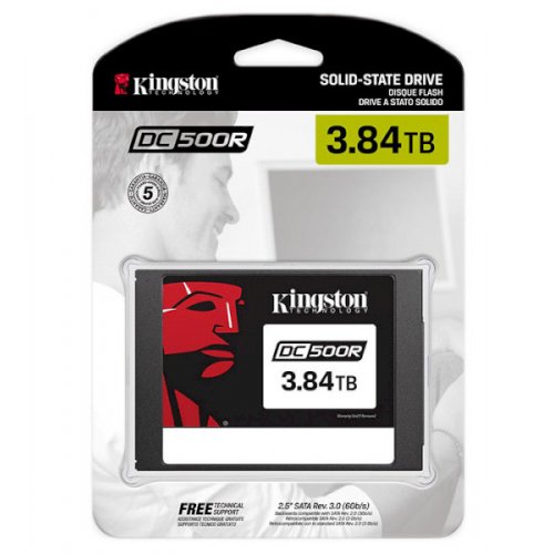 Продать SSD-диск Kingston DC500R TLC 3,84TB 2.5" (SEDC500R/3840G) по Trade-In интернет-магазине Телемарт - Киев, Днепр, Украина фото