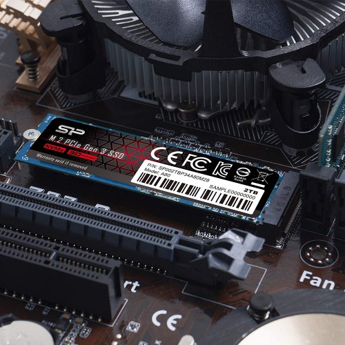 Фото SSD-диск Silicon Power P34A80 3D NAND 1TB M.2 (2280 PCI-E) NVMe x4 (SP001TBP34A80M28)