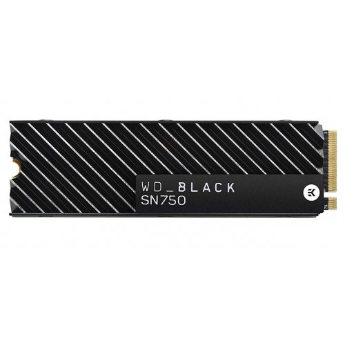 Photo SSD Drive Western Digital Black SN750 with Heatsink 3D NAND 500GB M.2 (2280 PCI-E) (WDS500G3XHC)