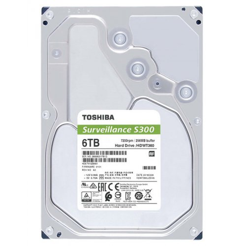 Продати Жорсткий диск Toshiba S300 6TB 256MB 7200RPM 3.5" (HDWT360UZSVA) за Trade-In у інтернет-магазині Телемарт - Київ, Дніпро, Україна фото