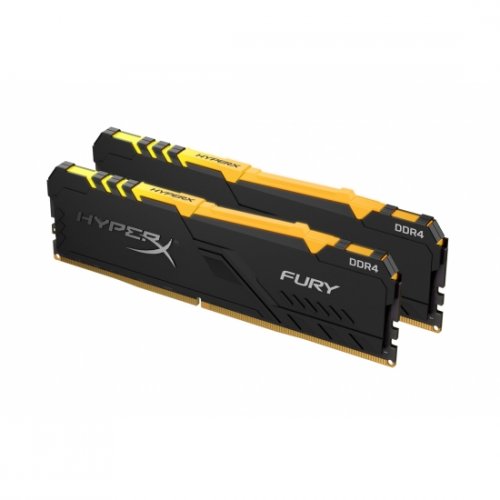 Photo RAM HyperX DDR4 16GB (2x8GB) 3200Mhz Fury RGB (HX432C16FB3AK2/16)