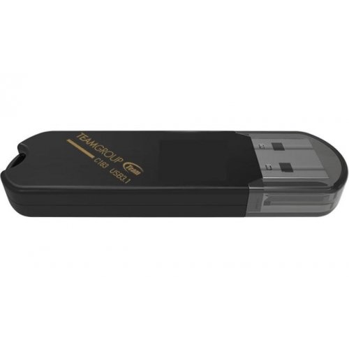 Купить Накопитель Team C183 16GB USB 3.1 (TC183316GB01) Black - цена в Харькове, Киеве, Днепре, Одессе
в интернет-магазине Telemart фото