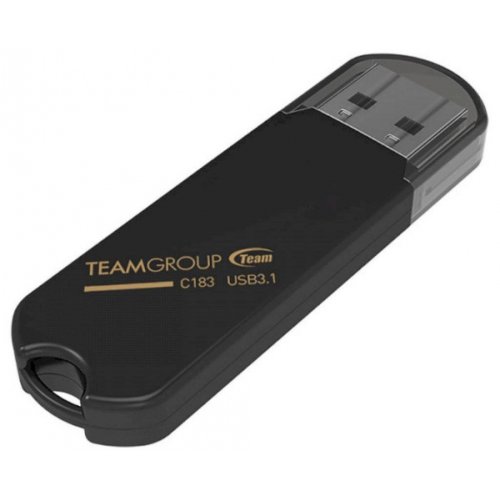 Купить Накопитель Team C183 16GB USB 3.1 (TC183316GB01) Black - цена в Харькове, Киеве, Днепре, Одессе
в интернет-магазине Telemart фото