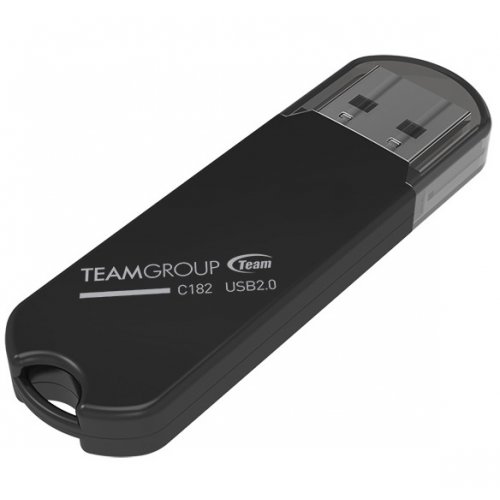 Купить Накопитель Team C182 32GB USB 2.0 (TC18232GB01) Black - цена в Харькове, Киеве, Днепре, Одессе
в интернет-магазине Telemart фото