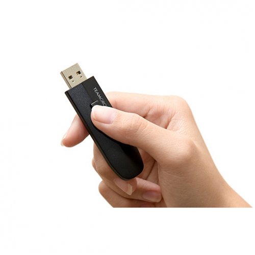 Купить Накопитель Team C185 32GB USB 2.0 (TC18532GB01) Black - цена в Харькове, Киеве, Днепре, Одессе
в интернет-магазине Telemart фото