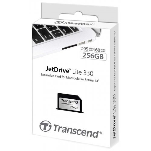 Купить Transcend JetDrive Lite 330 256GB (TS256GJDL330) - цена в Харькове, Киеве, Днепре, Одессе
в интернет-магазине Telemart фото