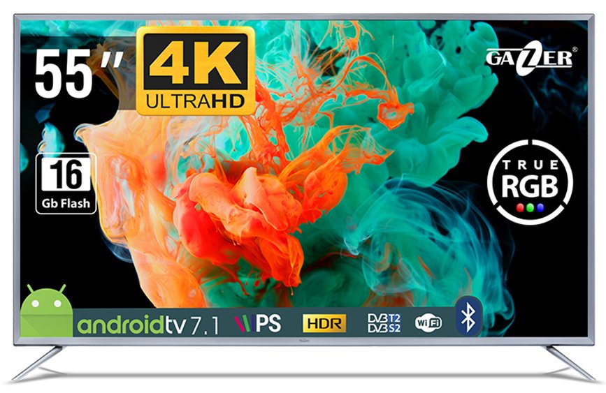 Us2g Телевизор Gazer TV55-US2G купить в Украине: Киев, Днепр, Харьков ...