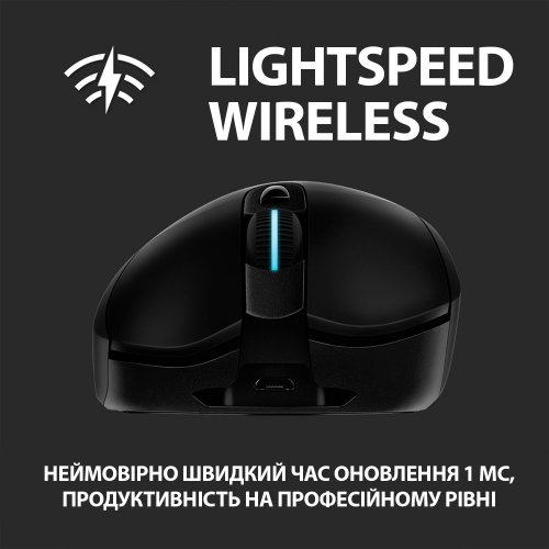 Фото Мышка Logitech G703 Lightspeed Hero (910-005640) Black