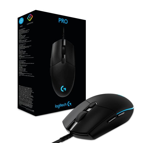 Купити Миша Logitech G Pro Hero (910-005440) Black - ціна в Києві, Львові, Вінниці, Хмельницькому, Франківську, Україні | інтернет-магазин TELEMART.UA фото