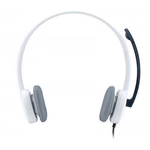 Купити Навушники Logitech H150 Headset Cloud (981-000350) White - ціна в Києві, Львові, Вінниці, Хмельницькому, Франківську, Україні | інтернет-магазин TELEMART.UA фото
