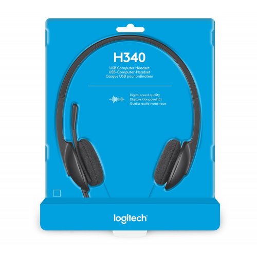 Фото Наушники Logitech H340 (981-000475) Black