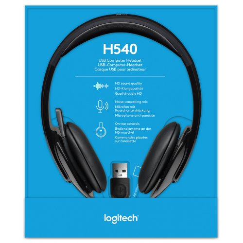 Photo Headset Logitech H540 (981-000480) Black