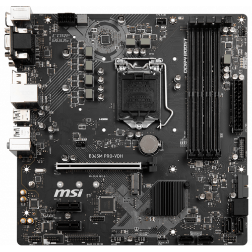 Photo Motherboard MSI B365M PRO-VDH (s1151-V2, Intel B365)
