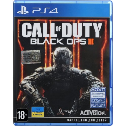 Купить Игра Call of Duty: Black Ops 3 (PS4) Blu-ray (87728RU) - цена в Харькове, Киеве, Днепре, Одессе
в интернет-магазине Telemart фото