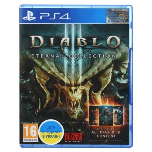 Купить Игра Diablo III: Eternal Collection (PS4) Blu-ray (88214EN) - цена в Харькове, Киеве, Днепре, Одессе
в интернет-магазине Telemart фото