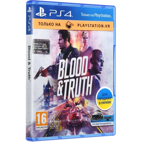 Купить Игра Blood & Truth (VR only) (PS4) Blu-ray (9920205) - цена в Харькове, Киеве, Днепре, Одессе
в интернет-магазине Telemart фото
