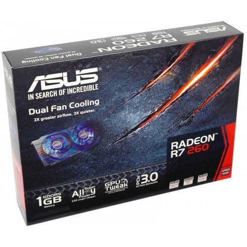 Продать Видеокарта Asus Radeon R7 260 1024MB (R7260-1GD5) по Trade-In интернет-магазине Телемарт - Киев, Днепр, Украина фото