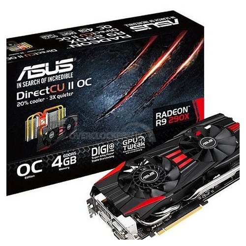 Продати Відеокарта Asus Radeon R9 290X 4096MB (R9290X-DC2OC-4GD5) за Trade-In у інтернет-магазині Телемарт - Київ, Дніпро, Україна фото