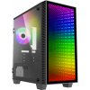 GAMEMAX H608 Mini Abyss Rainbow LED Tempered Glass без БП Black